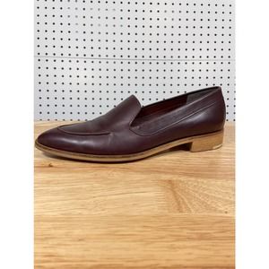 Everlane The Modern Loafer Slip On Leather Burgundy Sz 11